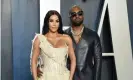  ?? ?? Ye and Kim Kardashian West in 2020. Photograph: Evan Agostini/Invision/AP