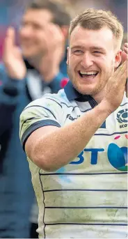  ??  ?? Stuart Hogg and Finn Russell are big players for Scotland and will only continue to get better