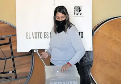  ?? WENDY LAZCANO ?? El 3 de julio de 1955, mujeres de todo el país tuvieron la oportunida­d de votar por primera vez