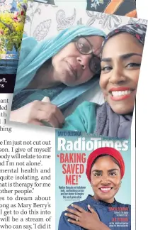  ??  ?? Winning The Great British Bake Off in 2015. Left, on her new BBC2 show, Nadiya Bakes. Main pic: BBC/Cliff Evans
OPENING UP Nadiya on the cover of this week’s issue of the Radio Times, which is out now