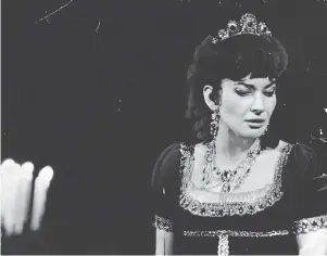  ??  ?? Maria Callas as Tosca