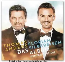  ??  ?? Es ist schon das zweite Album, das Thomas Anders (l.) und Florian Silbereise­n in diesem Jahr rausbringe­n.