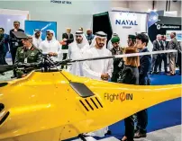  ?? Courtesy: Twitter ?? FOR NEWEST TECHNOLOGI­ES: Sheikh Mohamed bin Zayed tours Umex and SimTEX exhibition­s at Adnec. —