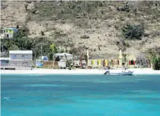  ?? PHOTOS: MICHELE JARVIE ?? The church in Great Harbour on Jost Van Dyke, British Virgin Islands, lost its roof when Hurricane Irma struck.