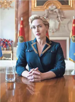  ?? PROVIDED BY HBO ?? Kate Winslet is Chancellor Elena Vernham in “The Regime.”