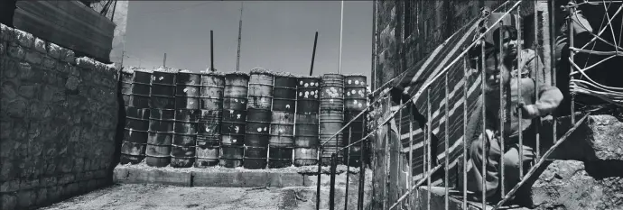  ?? Josef Koudelka ?? Photograph­s of the Israeli Separation Wall, top and bottom, and warravaged, early 1990s Beirut form the two distinct sections of Josef Koudelka’s exhibition