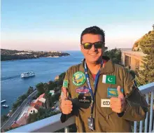  ??  ?? Fakhr-e-Alam is on a mission to become the first Pakistani to circumnavi­gate the globe.