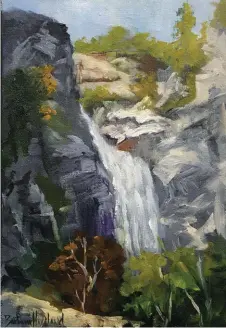  ??  ?? Barbara Haviland, Canyon Waterfall