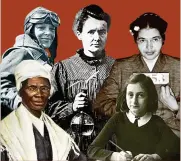  ??  ?? Who has made our list of 100 women who changed the world?