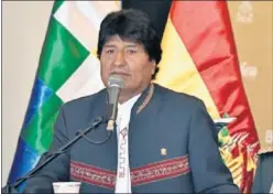  ??  ?? CANDIDATUR­A. Evo Morales, presidente de Bolivia.