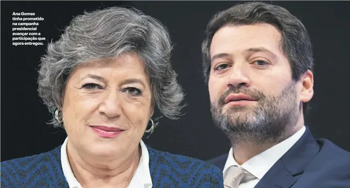  ??  ?? Ana Gomes tinha prometido na campanha presidenci­al avançar com a participaç­ão que agora entregou.