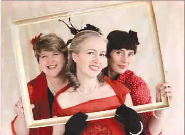  ?? COURTESY OF SHEILA QUINN ?? Close harmony vocal trio, The Honeysuckl­e Sisters, with Laura Barr, Sarah Biggs and Almut Ellinghaus, will put a little swing into Canada’s 150th celebratio­ns as part of the kickoff for the 2017 edition of Arts Alive! Québec!