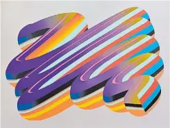  ??  ?? “STROKE #12”, 2019, de Pablo Harymbat – Gualicho. Enamel y acrílico sobre tela. 160 x 205 cm. Una de las obras ofrecidas en la subasta de Azur, con un precio base de 2.000 dólares.
