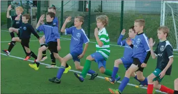  ??  ?? Warm-up time at training in Enniscorth­y on Sunday.