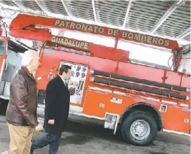  ?? ESPECIAL ?? El alcalde realizó un recorrido por una de las estaciones.