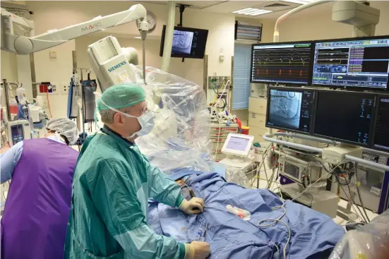  ?? (Photos: Courtesy Shaare Zedek Medical Center) ?? INNOVATIVE APPROACHES to cardiac medicine define care at the Jesselson Integrated Heart Center at Shaare Zedek.