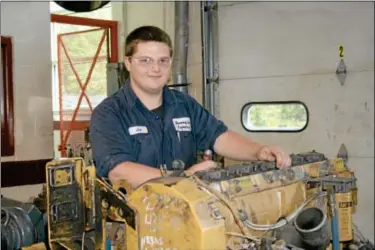  ?? Submitted photo ?? STUDENT OF THE MONTH ... Joseph Koch, a senior from Pennridge High School, has been named Student of the Month for October at the Upper Bucks County Technical School. Koch has been enrolled in the diesel technology program for three years. Koch has...