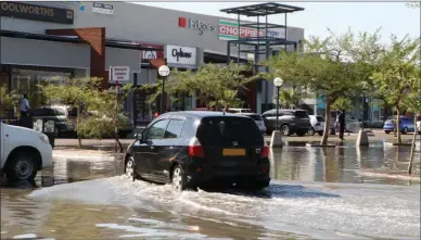  ?? PIC: MORERI SEJAKGOMO ?? Recent downpours have caused flooding in Gaborone