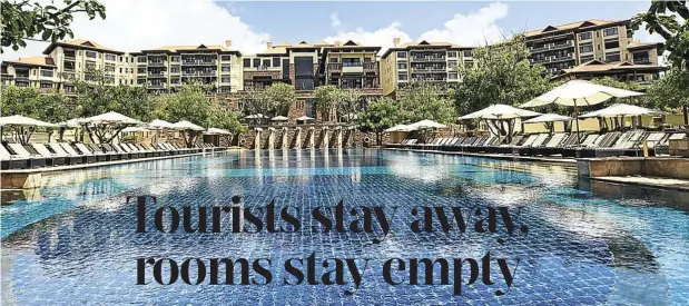  ?? Picture: Supplied ?? The Fairmont Zimbali Resort on the KwaZulu-Natal north coast will be as empty this holiday season as it looks in this photograph.