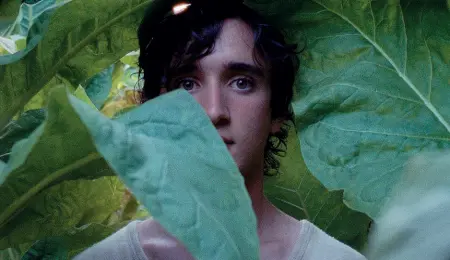  ??  ?? In sala Una scena di «Lazzaro felice» di Alice Rohrwacher, in concorso a Cannes. Sotto, l’attore Natalino Balasso