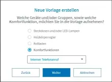  ??  ?? Um die Familie zum Essen zu rufen, drücken Sie einfach auf den Decttaster 440: Zuvor brauchen Sie nur einmalig eine entspreche­nde Vorlage in der Fritzbox einzuricht­en.