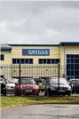  ??  ?? Base Greggs’ Scottish HQ is in Cambuslang