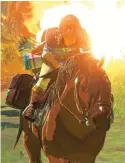  ??  ?? Link fires arrows on horseback in the trailer, suggesting a return to the mounted combat of GameCube/Wii release Twilight Princess