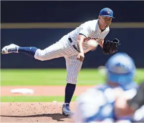  ?? JEFF HANISCH / USA TODAY SPORTS ?? Junior Guerra allowed only one run in six innings, boosting his record to 6-5 with a sparkling 2.79 ERA