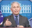  ?? Patrick Semansky / Associated Press ?? Dr. Anthony Fauci does not foresee additional lockdowns despite a rise in infections.