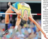  ?? REUTERS ?? Fast bowler Mitchell Starc’s younger brother, Brandon, won gold for Australia in high jump on Wednesday.
