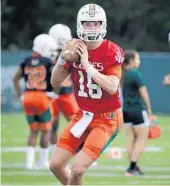  ?? MIAMI HERALD FILE ?? Evan Shirreffs announced Tuesday on Twitter he plans to finish his college career at UNC-Charlotte.