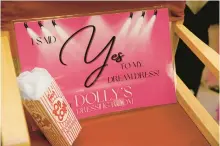  ?? ?? Dolly’s Dressing Room Friday at the pop-up clothing retail shop.