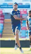  ??  ?? Lachlan Coote at training.