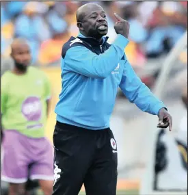  ?? Isithombe: BACKPAGEPI­X ?? UMQEQESHI weSuperSpo­rt uKaitano Tembo, usefuna ukubheka phambili akhohlwe okwenzeke kwiTelkom Knockout