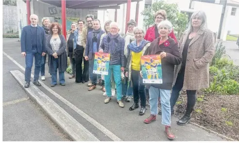  ?? ?? Une partie des acteurs, au propre comme figuré, de l’événement Topos qui s’installera à Boussay début juin.