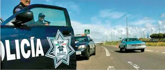  ?? /Cortesía ?? La Policía Federal mantiene la vigilancia en las carreteras del país.