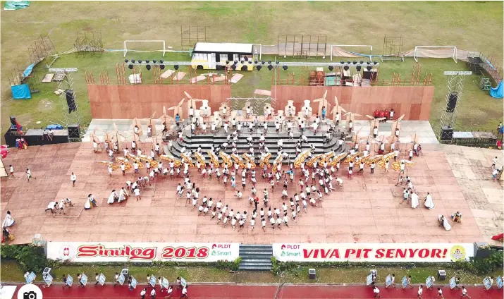  ?? Photo by Allan Cuizon ?? GEAR UP. Like most contingent­s, this group of dancers wasted no time and worked on polishing their dance steps and choreograp­hy as they gear up for this Sunday’s Sinulog grand parade and showdown.