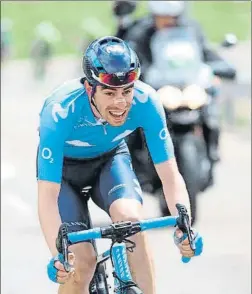  ?? FOTO: MOVISTAR ?? El ciclista zamorano, dispuesto a defender su inocencia