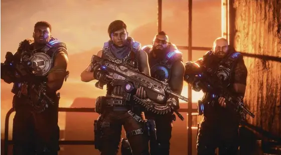  ?? Picture: Contribute­d ?? ENJOY THE RIDE: Gears 5 is the latest instalment in the long-running Gears of War franchise.