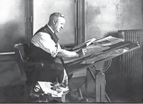  ?? OHIO HISTORY CONNECTION ?? Unlike humorist and writer James Thurber who also worked at the Columbus Evening Dispatch before rising to national fame, cartoonist William “Billy” Ireland was content to stay in central Ohio – entertaini­ng and advocating for political change.