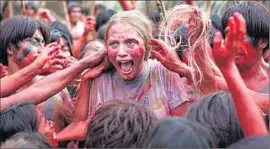  ?? TNS ?? A SCENE from Eli Roth’s “Green Inferno” ref lects his comfort with shrieking.