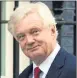  ??  ?? DAVIS: Brexit Secretary offered deputy in his place.