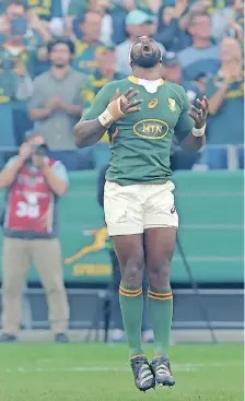  ?? African News Agency (ANA) ?? SIYA Kolisi improved with every game on the Springboks’ November tour. | PHANDO JIKELO