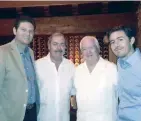  ??  ?? Alfonso Martínez, Víctor Manuel Silva, Genovevo Figueroa y Fernando Pérez Vera.