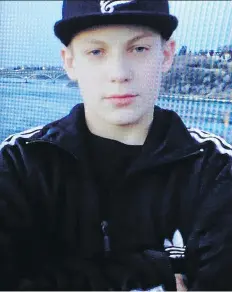  ?? FACEBOOK ?? Dustin Ahenakew, 15, was shot and killed on Sept. 7, 2015 inside a home on the 300-block of Avenue Q South.