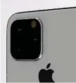  ??  ?? IN FOCUS: A leaked image of what iPhone 11 could look like.