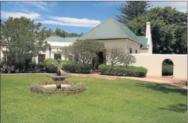  ??  ?? The luxury leisure farm of Goedeverwa­chting, which forms one of three superb properties in a Deed of Settlement to be disposed of by auction early next month.