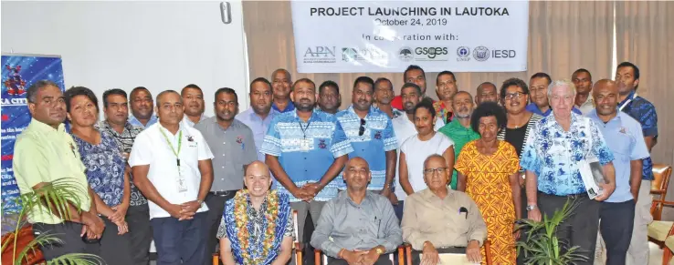  ??  ?? Participan­ts during the launch of the Developing Capacity for Post Disaster Waste Management in Coastal Lines at the Lautoka City Council Chambers.