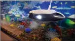 ??  ?? PowerVison’s PowerDolph­in underwater drone.