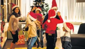  ??  ?? Boogie wonderland: A Christmas dance party is a fun way to get the kids active
